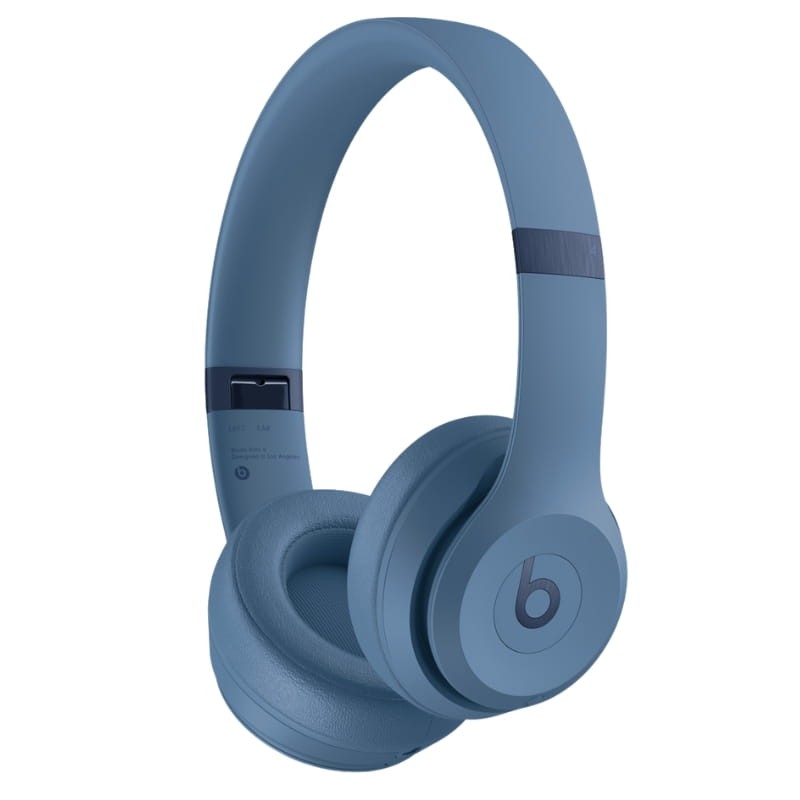 Beats Solo 4 Azul Auscultadores sem fios Beats azul com almofadas acolchoadas