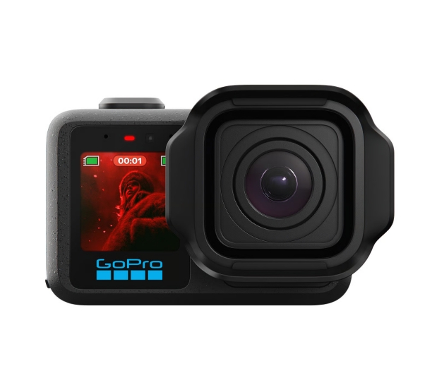 GoPro Mission 1 Pro Câmara de ação GoPro preta com ecrã frontal e lente grande