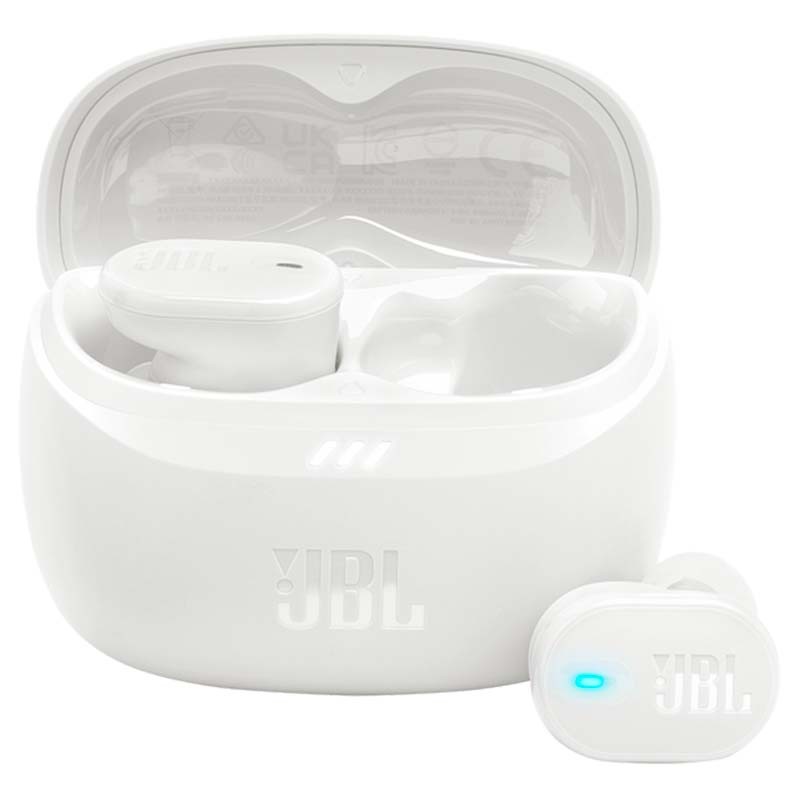 JBL Tune Buds 2 Branco Auriculares sem fios JBL brancos com estojo de carregamento