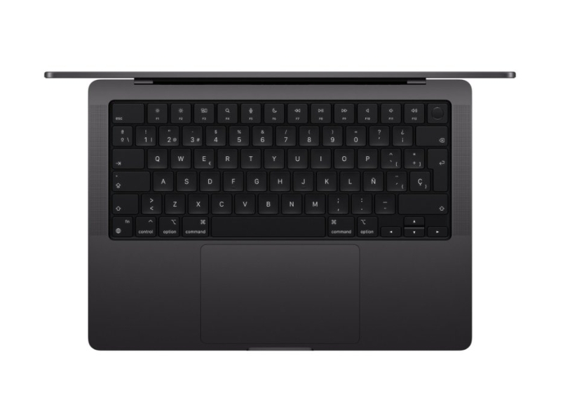 Apple MacBook Pro Apple M4 Max 14 Núcleos/36GB/1TB SSD/GPU 32 Núcleos/14" Preto Espacial Computador portátil preto com teclado QWERTY português, touchpad grande e estrutura metálica fosca