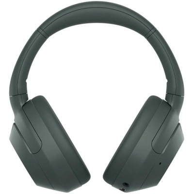 Auriculares over-ear cinza escuro com almofadas macias