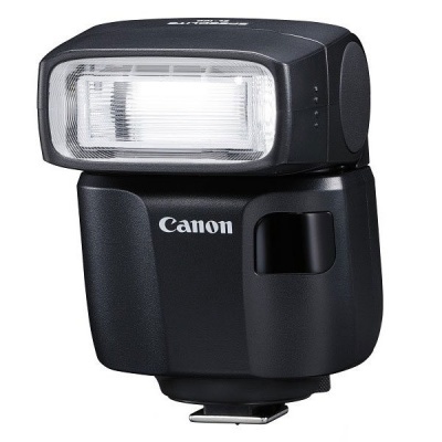 Flash preto Canon para câmaras