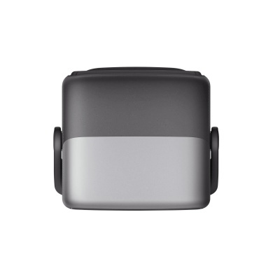 Mala de viagem pequena cinzento escuro e cinzento claro com punhos