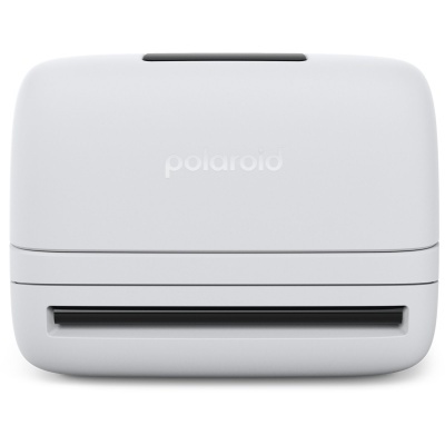 Impressora fotográfica Polaroid branca compacta