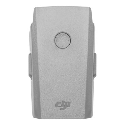 Bateria DJI cinzenta para drone com botão circular e logótipo DJI