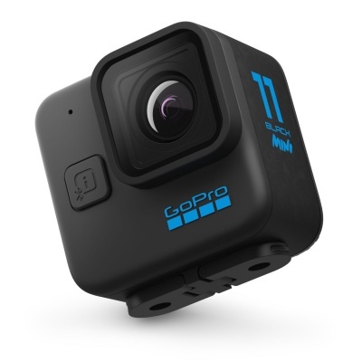 Câmara de ação GoPro HERO11 Black Mini preta com lente frontal