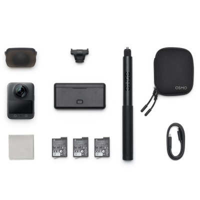 Conjunto de acessórios para câmara DJI Osmo em fundo branco