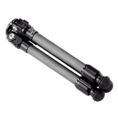 Tripé compacto cinzento escuro com detalhes pretos