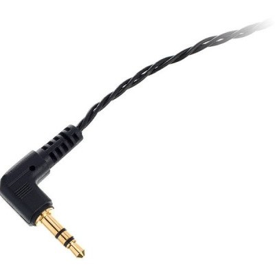 Cabo áudio ficha jack 3,5 mm ouro plugue 90 graus