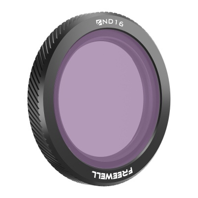 Filtro de lente fotográfica ND16 roxo com borda preta
