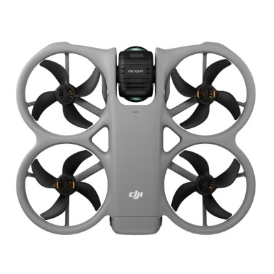 Drone cinzento com quatro hélices e câmara VISUA 360