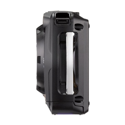 Dispositivo eletrônico preto com detalhes cinza