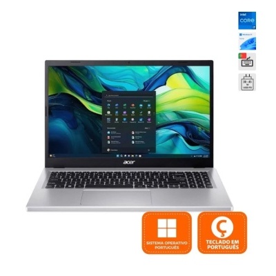 Portátil Acer com teclado preto e ecrã Windows 11