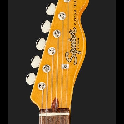 Cabeça de guitarra elétrica Squier Custom Telecaster de madeira