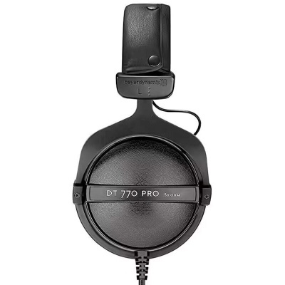 Auscultadores profissionais beyerdynamic DT 770 PRO pretos com cabo