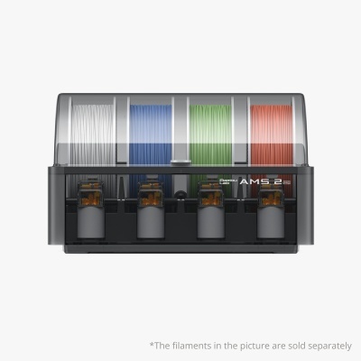 Dispositivo com carretéis de filamento de impressora 3D coloridos