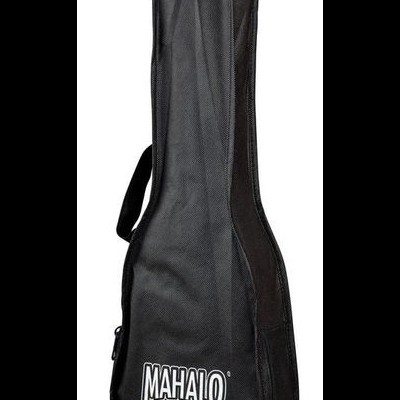 Estojo preto para ukulele com logotipo MAHALO® Ukulele em branco