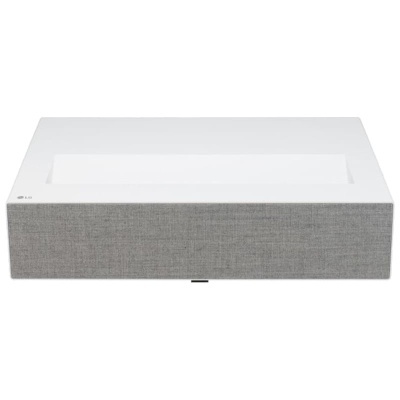 Coluna de som LEOV branca e cinzenta