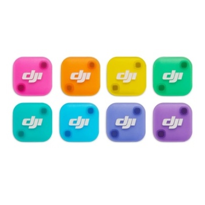Tampas protetoras quadradas coloridas com logotipo dji