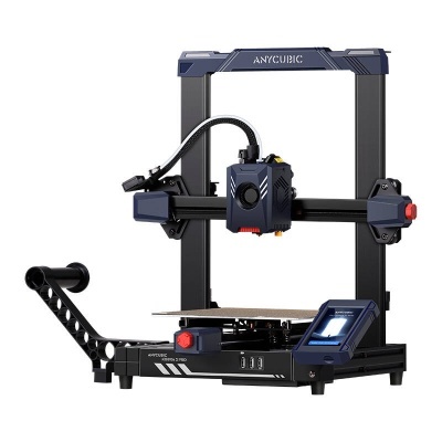 Impressora 3D preta e azul ANYCUBIC KOBRA 2 PRO