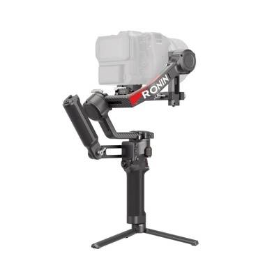 Gimbal estabilizador de câmera Ronin preto com tripé
