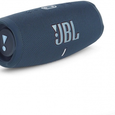 Coluna portátil Bluetooth JBL azul escuro com logo