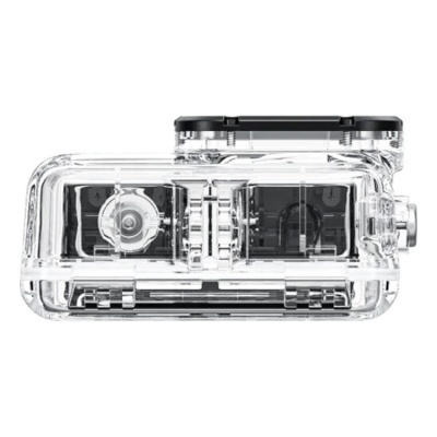 Caixa estanque transparente para câmara de ação com fecho preto