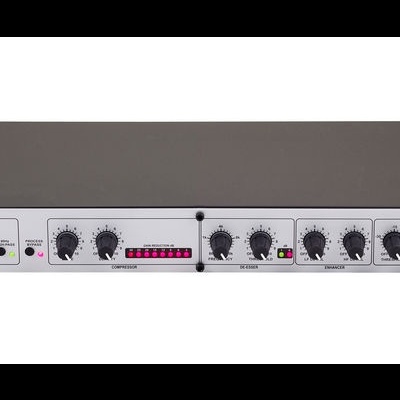 Interface de áudio profissional DBX 286s com botões e LED