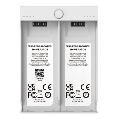 Carregador branco duplo para baterias HOVERAir X1 da ZERO ZERO ROBOTICS