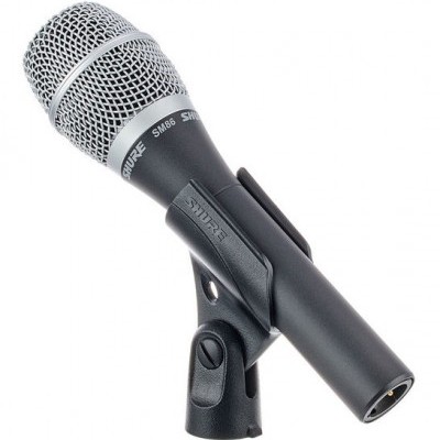Microfone dinâmico profissional SHURE SM86 com suporte