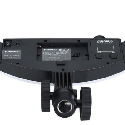 Dispositivo eletrônico preto Yongnuo com botões e ecrã