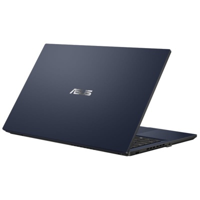 Computador portátil azul escuro ASUS com logótipo prateado