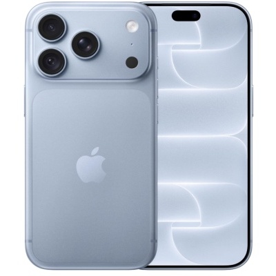 Smartphone Apple iPhone prateado com três câmaras traseiras e ecrã frontal com notch oval preto