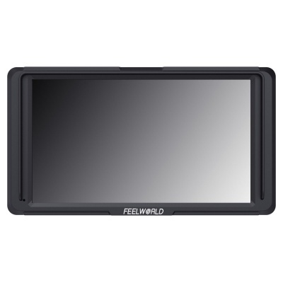 monitor digital preto com texto FEELWORLD na moldura