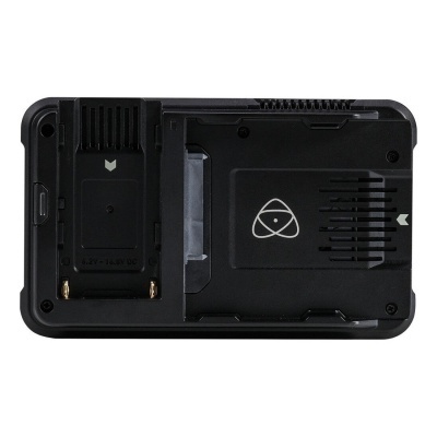 Dispositivo eletrónico preto com símbolo de três círculos entrelaçados