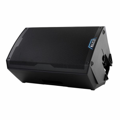 Coluna de som preta ALTO PROFESSIONAL com grelha metálica frontal