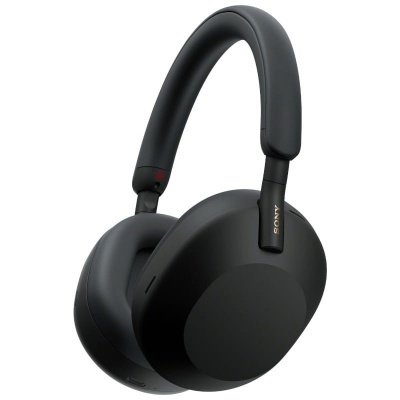 Auricular headphone Sony preto com banda superior almofadada