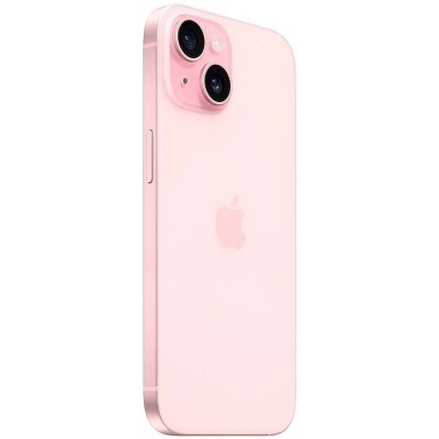 Smartphone Apple iPhone rosa com duas câmaras traseiras