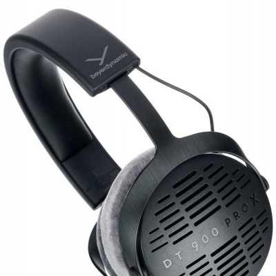 Headphones Beyerdynamic DT 900 PRO X preto com almofadas cinzentas