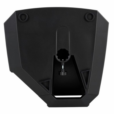 Base preta de plástico para suporte com ajustador central