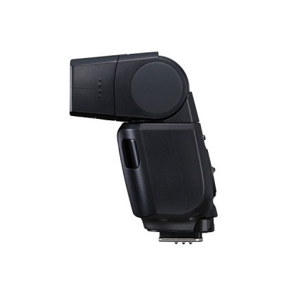 Flash externo preto para câmara fotográfica