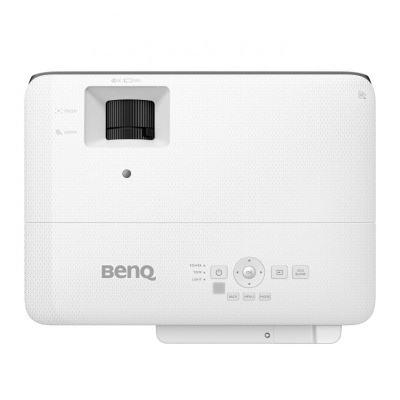 Projetor BenQ branco com botões de controlo visíveis