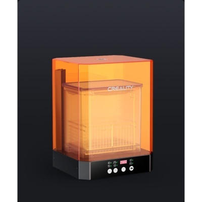 Scanner 3D Creality com tampa laranja e base preta