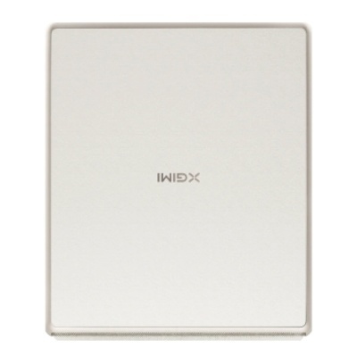 Capa rígida branca com logótipo XGIMI