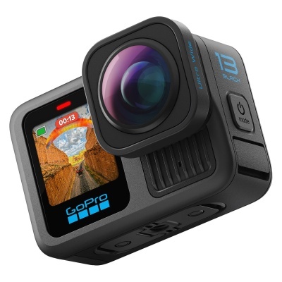 Câmara de ação GoPro HERO11 Black com ecrã frontal e lente grande angular