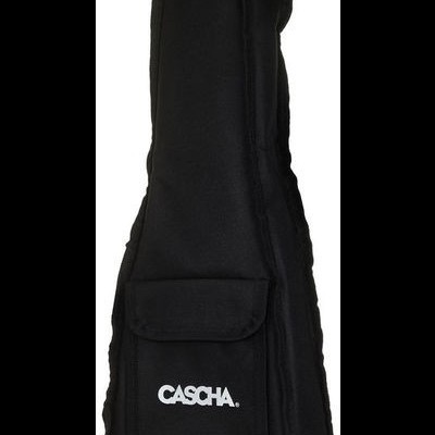 Capa preta para instrumento musical CASCHA com bolso frontal