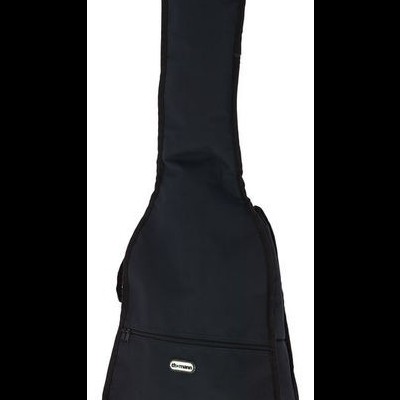 Capa preta para guitarra com fecho e etiqueta Dreadnought