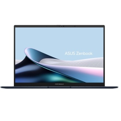 Portátil ASUS Zenbook com ecrã fino e teclado preto