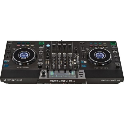 Controladora de DJ DENON DJ SC LIVE 4 preta