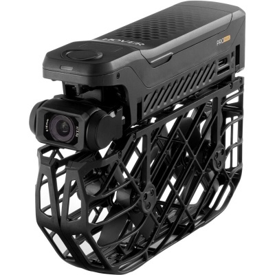 Câmara preta com estrutura protectora estilo jaula